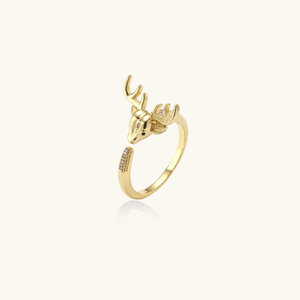Enchanted Forest Deer Ring