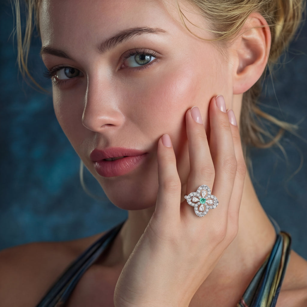 Lucky Charm Clover Ring