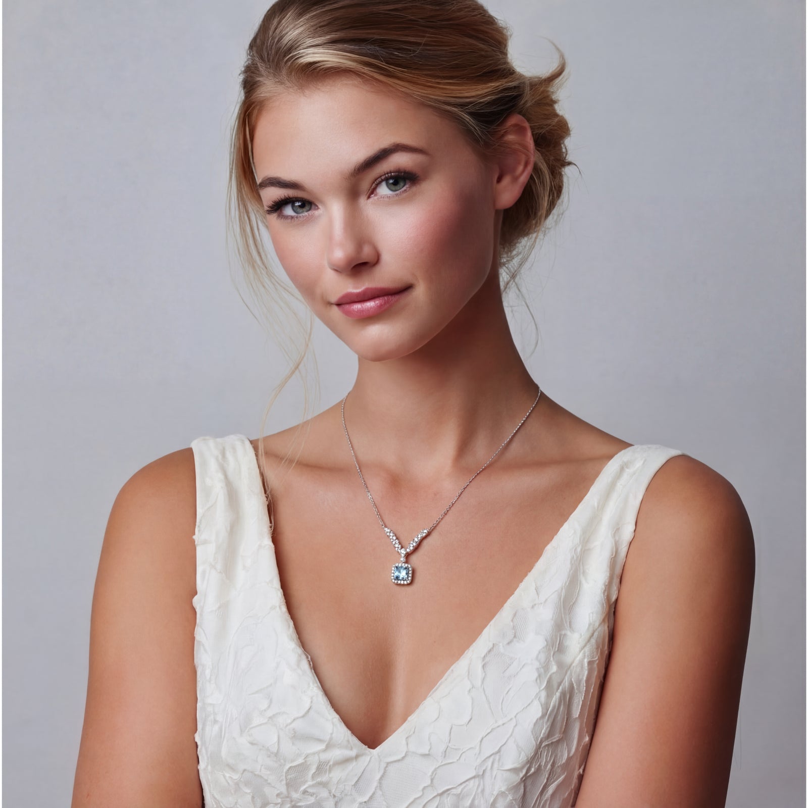 Celestial Arc Moissanite Necklace